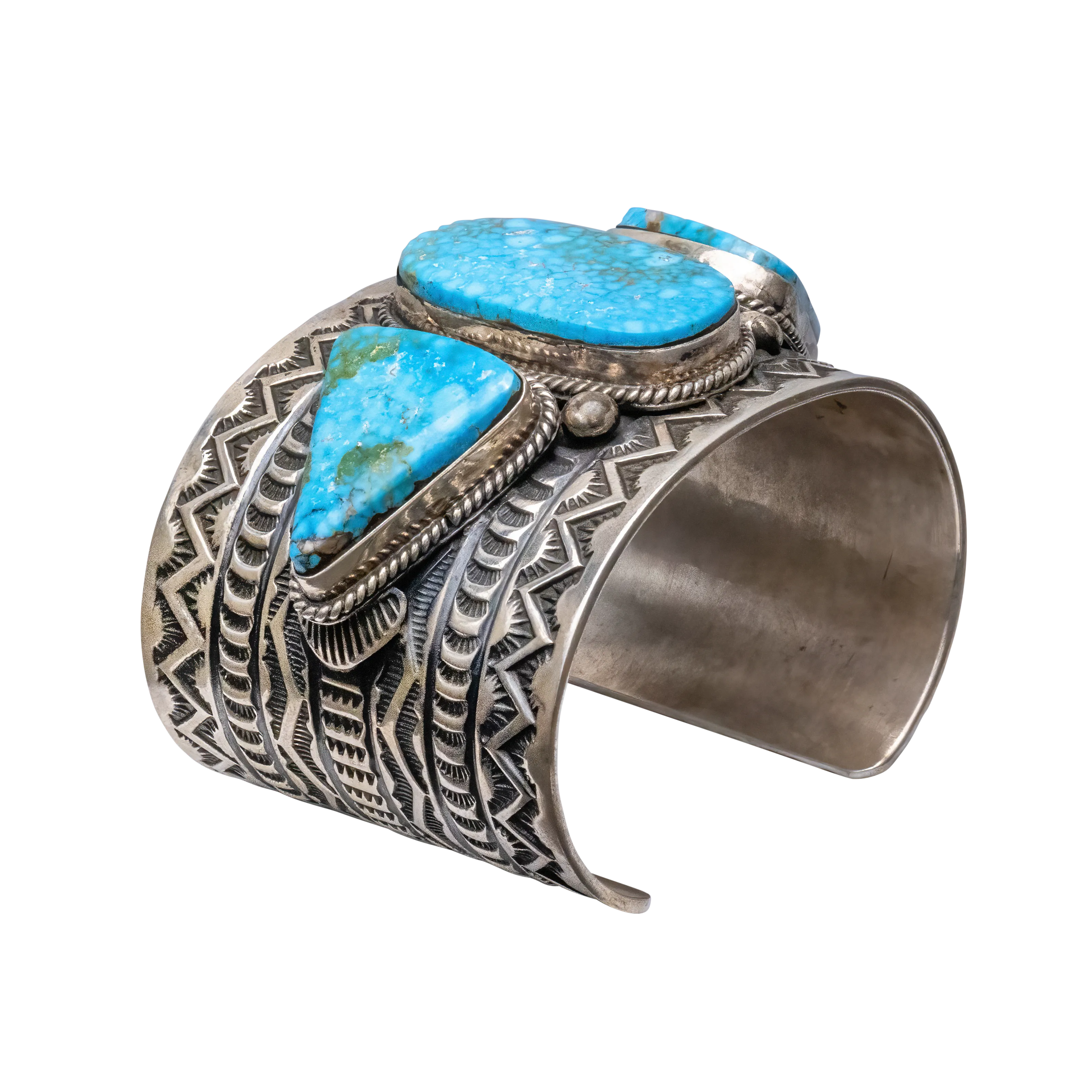 Birdseye Kingman Turquoise Cuff | Andy Cadman