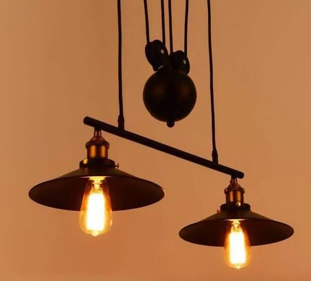BORGHILD Disk Weighted Hanging Lamp